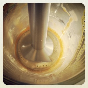 Picture of Using a Stick Blender for Elizabeth Marshall's Easy Hollandaise Sauce