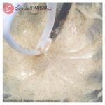 Pic of batter for potato donuts by Elizabeth Marshall Masterchef New Zealand Specialty Cooking Classes Catering and Cakes Wellington for Mother's Day
